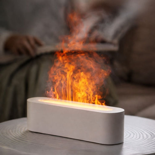 FlameMist – RGB Aroma Diffuser with Flame Effect