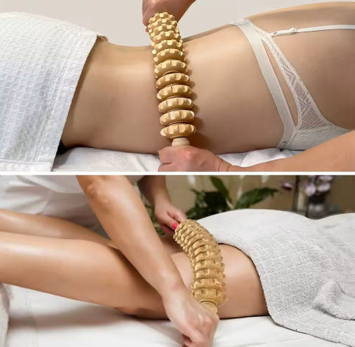 Wooden Massage Roller – Relaxation & Muscle Recovery